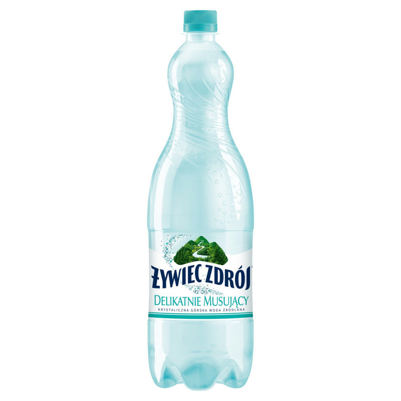 Żywiec Zdrój Delikatnie Musujący Woda źródlana 1,5 l