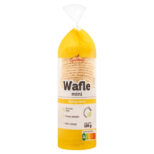 Eurowafel Wafle mini klasyczne 100 g
