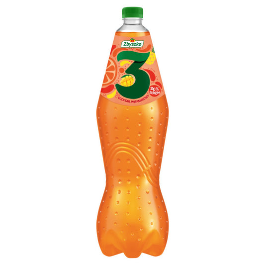 Zbyszko 3 Napój gazowany cocktail witaminowy 1,75 l